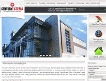 Tablet Screenshot of centuryexteria.com